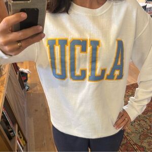UCLA White Crewneck Sweatshirt